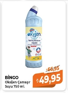 Bingo Oksijen Çamaşır Suyu 750 Ml.