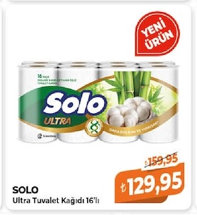 Solo Ultra Tuvalet Kağıdı 16'Lı