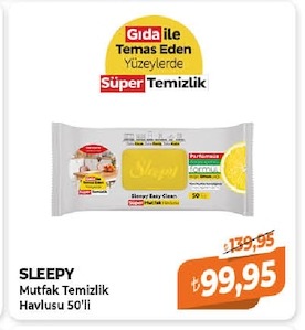 Sleepy Mutfak Havlusu 50'Li