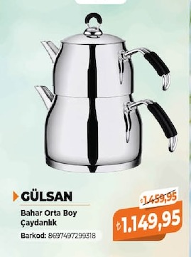 Gülsan Bahar Orta Boy Çaydanlık