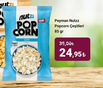 Peyman Nutzz Popcorn Çeşitleri 85 Gr