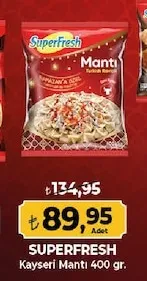 Superfresh Kayseri Mantı 400 Gr.