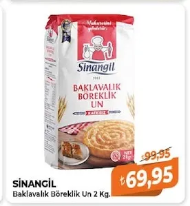 Sinangil Baklavalık Böreklik Un 2 Kg.