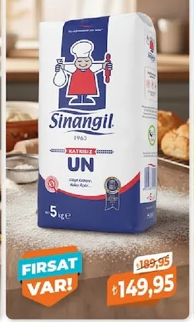 Sinangil Katkısız Un 5 Kg