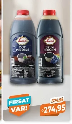 Sayidoğlu Dut Pekmezi 1300Gr / Üzüm Pekmezi 1300Gr