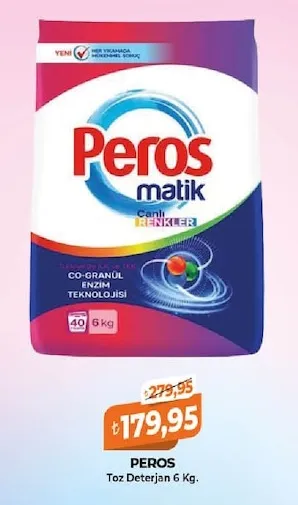Peros Toz Deterjan 6 Kg.