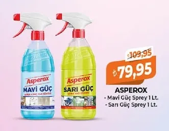 Asperox - Mavi Güç Sprey 1 Lt. - Sarı Güç Sprey 1 Lt.