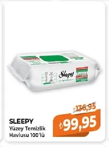 Sleepy Yüzey Temizlik Havlusu 100'Lü
