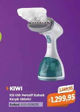 Ki̇Wi Ksi 650 Portatif Buharlı Kırışık Giderici