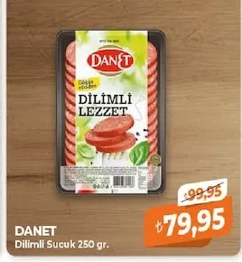 Danet Dilimli Sucuk 250 Gr.