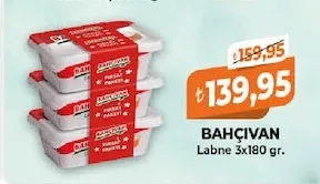 Bahçivan Labne 3X180 Gr.