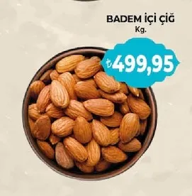 Badem İçi̇ Çi̇Ğ Kg.