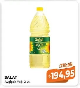 Salat Ayçiçek Yağı 2 Lt.