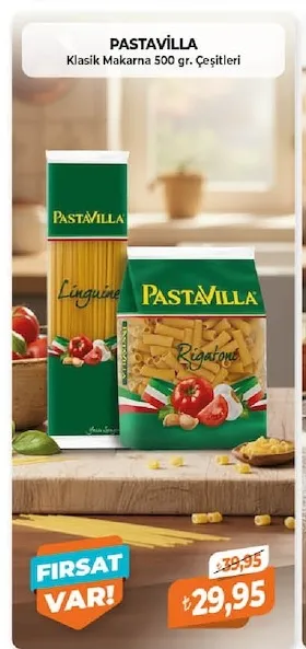 Pastavilla Klasik Makarna 500 Gr. Çeşitleri