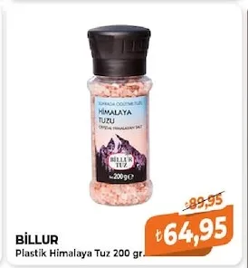 Billur Plastik Himalaya Tuzu 200 Gr.