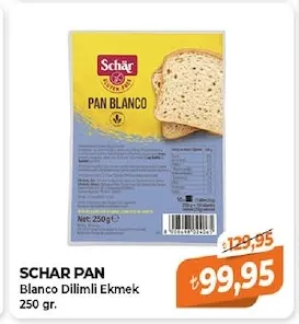 Schar Pan Blanco Dilimli Ekmek 250 Gr.