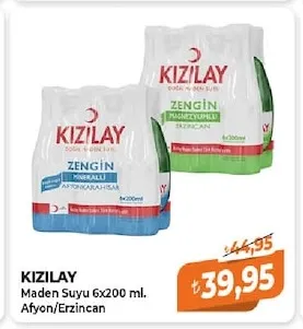 Kizilay Maden Suyu 6X200 Ml. Afyon/Erzincan
