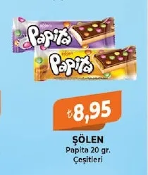 Şölen Papita 20 Gr. Çeşitleri