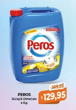 Peros Bulaşık Deterjanı 4 Kg.