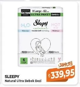 Sleepy Natural Ultra Bebek Bezi