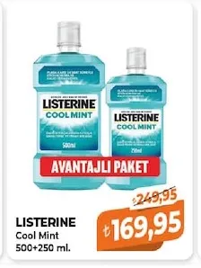 Listerine Cool Mint 500+250 Ml.