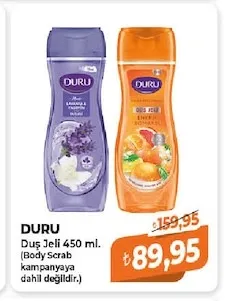 Duru Duş Jeli 450 Ml. (Body Scrub Kampanyaya Dahil Değildir.)