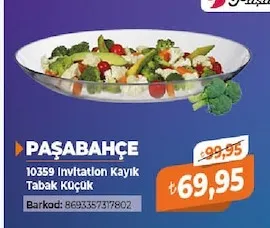 Paşabahçe 10359 Invitation Kayık Tabak Küçük
