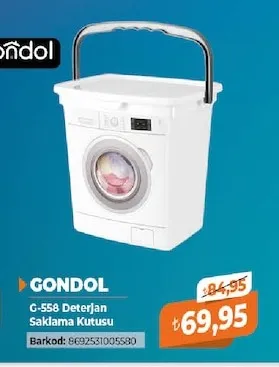 Gondol G-558 Deterjan Saklama Kutusu