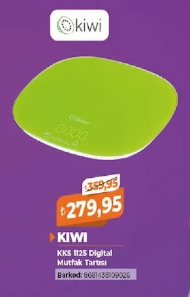 Ki̇Wi Kks 1125 Digital Mutfak Tartısı