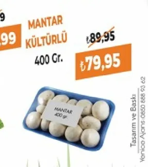 Mantar Kültürlü 400 Gr.