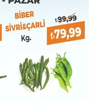Biber Sivri&Çarlı Kg