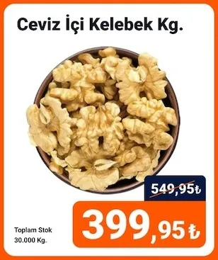 Ceviz İçi Kelebek Kg.