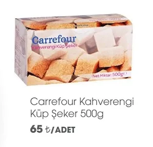 Carrefour Kahverengi Küp Şeker 500G