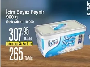 İçim Beyaz Peynir 900 G