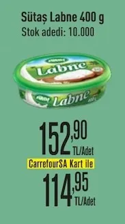 Sütaş Labne 400 G