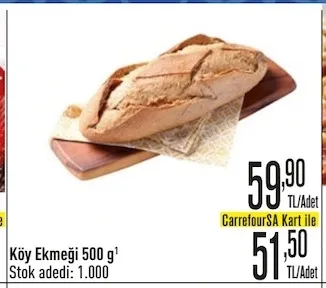 Köy Ekmeği 500 G