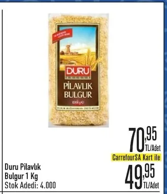 Duru Pilavlık Bulgur 1 Kg