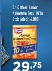 Dr. Oetker Hamur Kabartma Tozu 10'Lu