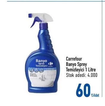 Carrefour Banyo Sprey Temizleyici 1 Litre