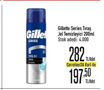 Gillette Series Tıraş Jel Temizleyici 200Ml