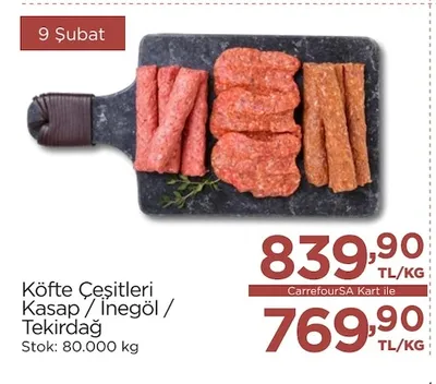 Köfte Çeşitleri Kasap / İnegöl / Tekirdağ