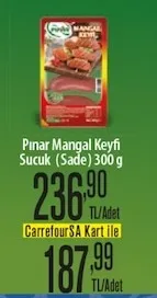 Pınar Mangal Keyfi Sucuk (Sade) 300 G