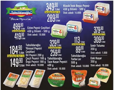 Tahsildaroğlu Klasik İnek Beyaz Peynir 450 G Dilimli - 500 G