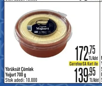 Yörüksüt Çömlek Yoğurt 700 G