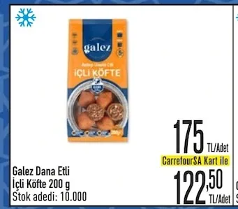 Galez Dana Etli İçli Köfte 200 G