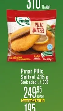 Pınar Piliç Şinitzel 415 G