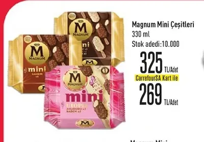 Magnum Mini Çeşitleri 330 Ml