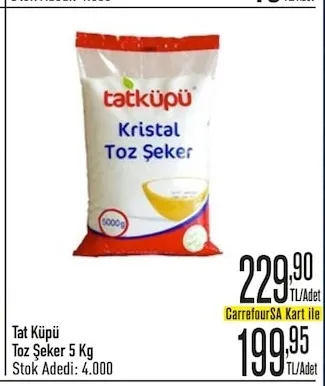 Tat Küpü Toz Şeker 5 Kg