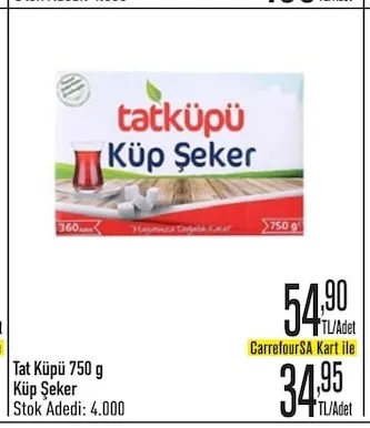 Tat Küpü 750 G Küp Şeker