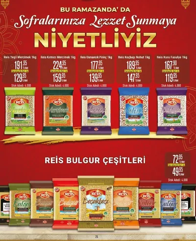 Reis Yeşil Mercimek 1Kg
